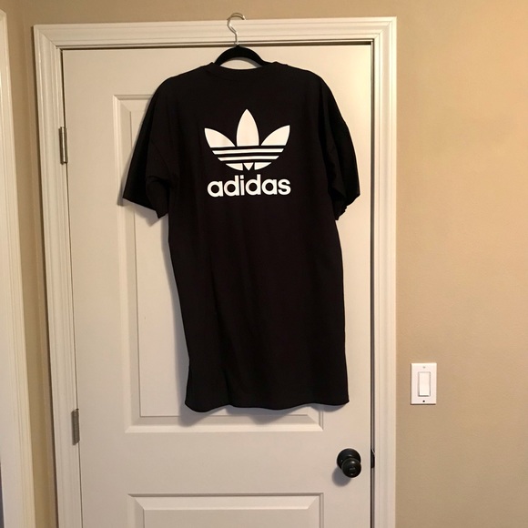 NEVER WORN Adidas Black T-Shirt Dress - Picture 4 of 4